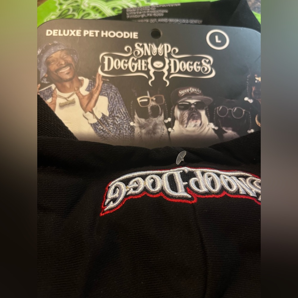 Snoop doggie dog deluxe pet hoodie